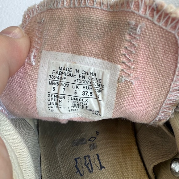 Converse Layered Tongue Patchwork Black Low Top Sneakers Women’s 7/Men’s 5 - Picture 5 of 7